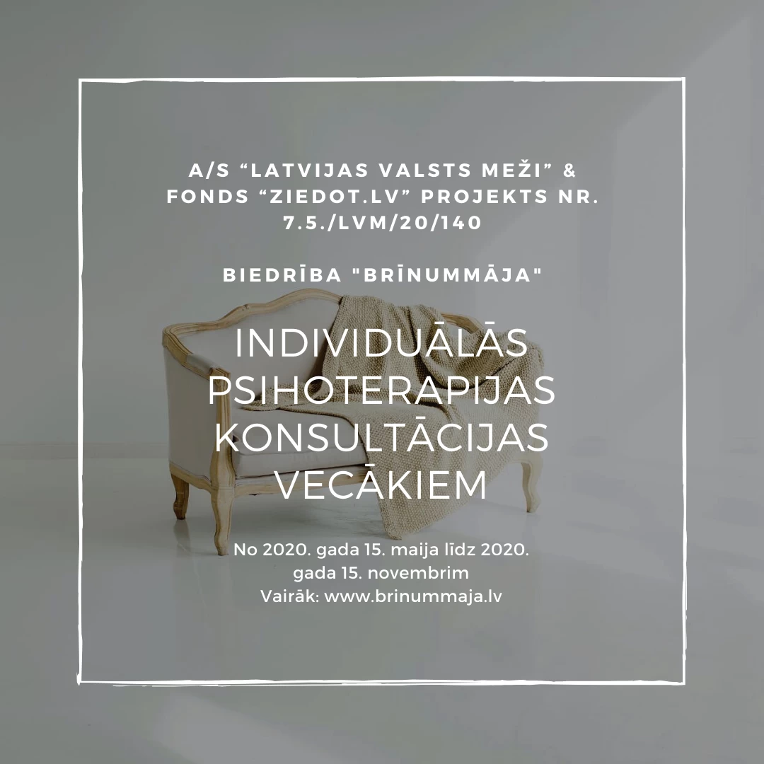 Biedrība Brīnummāja sniedz atbalstu bērnu vecākiem